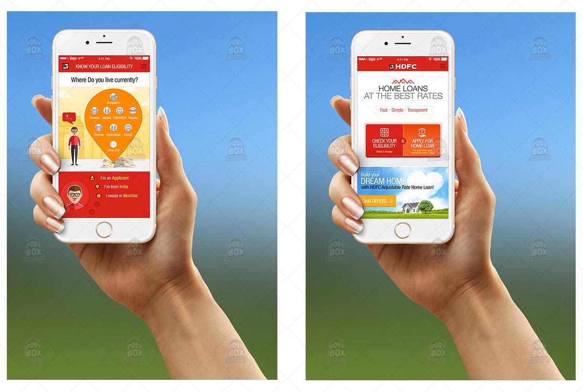 Mobile UX UI For HDFC Bank